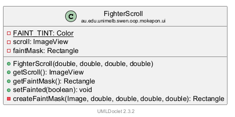 FighterScroll 的 UML 类图